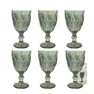 Jogo de Taça Ambar 350ML c/6 Peças