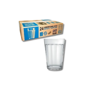 Caixa de copo americano 190ml 24und