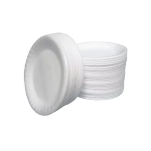 Prato de Isopor Raso 18cm