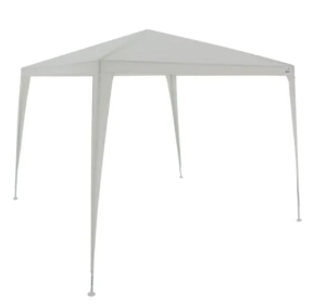 TENDA BRANCA GAZEBO TUBULAR 3MX3M POLIETILENO